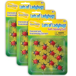 Insect Lore Lots Of Ladybugs, 12 Per Pack, 3 Packs