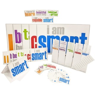 Inspired Minds Self-Esteem Ultra Booster Set, Posters, Magnets, Notes, Page Keepers, Note Cards, 150 Pieces