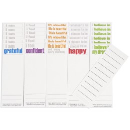Inspired Minds Page Keepers Bookmarks, Confidence Booster Set, 6 Each of 5 Titles, Set of 30