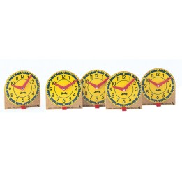 Carson Dellosa Education Mini Judy® Clocks, Grade K-3, Pack of 12