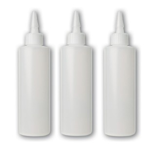 Jacquard Plastic Squeeze Applicator Bottle, 8 oz, Pack of 3