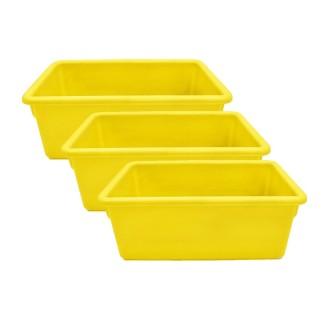 Jonti-Craft® Cubbie Tray, Yellow, Pack of 3