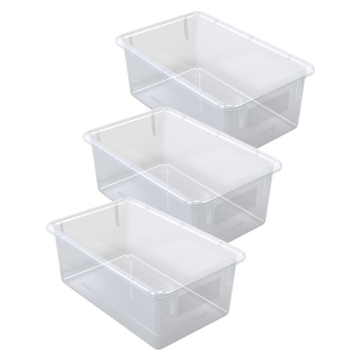 Jonti-Craft® Cubbie Tray, Clear, Pack of 3