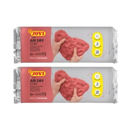 JOVI Air Dry Clay, Terracotta, 2.2lb Bar, Pack of 2
