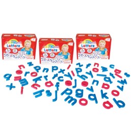 Junior Learning® Rainbow Letters, Magnetic, 62 Per Pack, 3 Packs