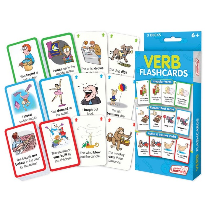 Junior Learning® Verb Flashcards