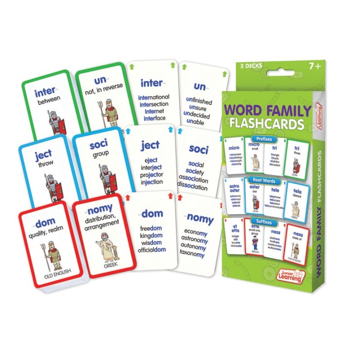 Junior Learning® Word Families Flash Cards