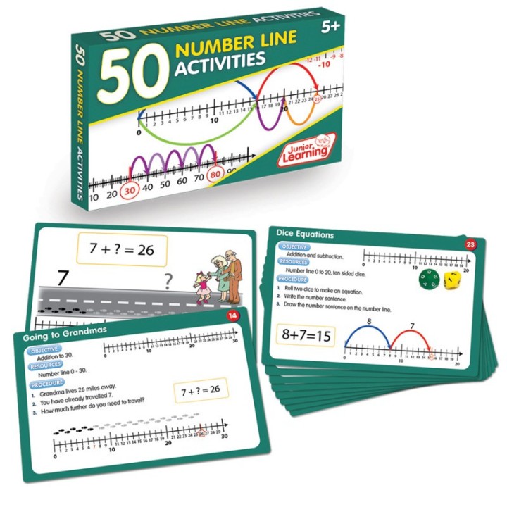 Junior Learning® 50 Number Line Activities