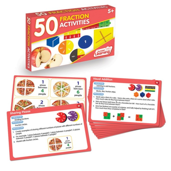 Junior Learning® 50 Fraction Activities