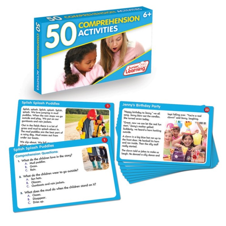 Junior Learning® Language Arts Activity Cards, Comprehension