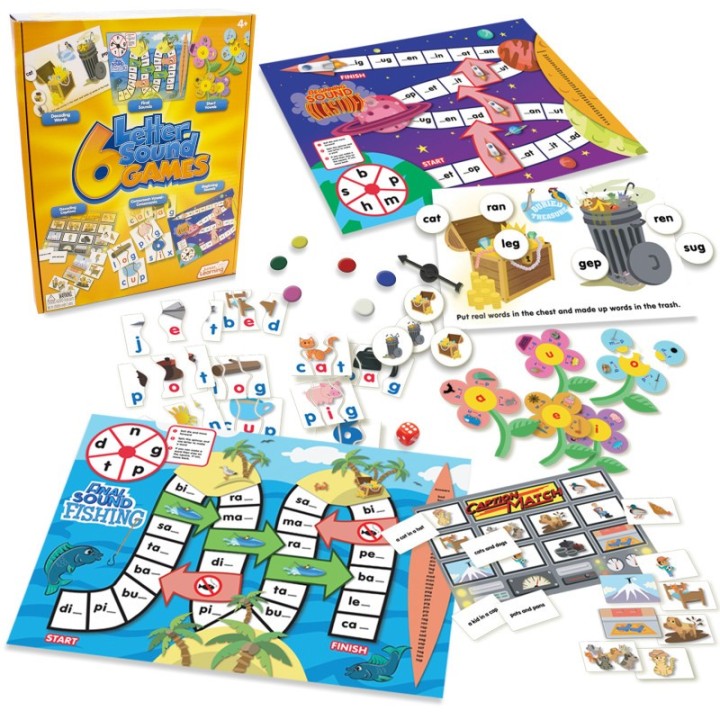 Junior Learning® 6 Letter Sound Games