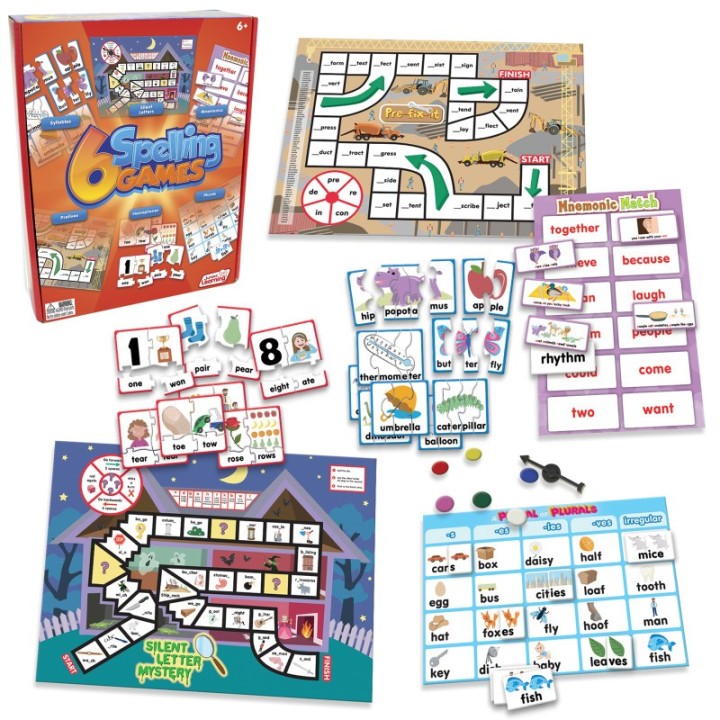 Junior Learning® 6 Spelling Games