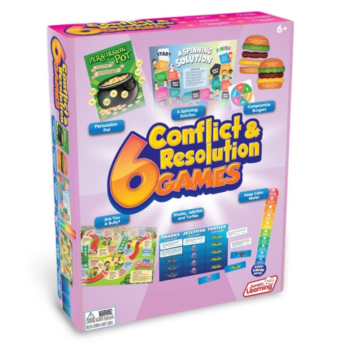 Junior Learning® 6 Conflict & Resolution Games
