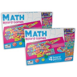 Junior Learning® Math Board Games, Pack of 2