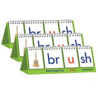 Junior Learning® Double-Sided Blend Flips, Pack of 3