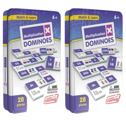 Junior Learning® Multiplication Dominoes, 2 Sets