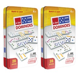 Junior Learning® Dot Dominoes, 2 Sets