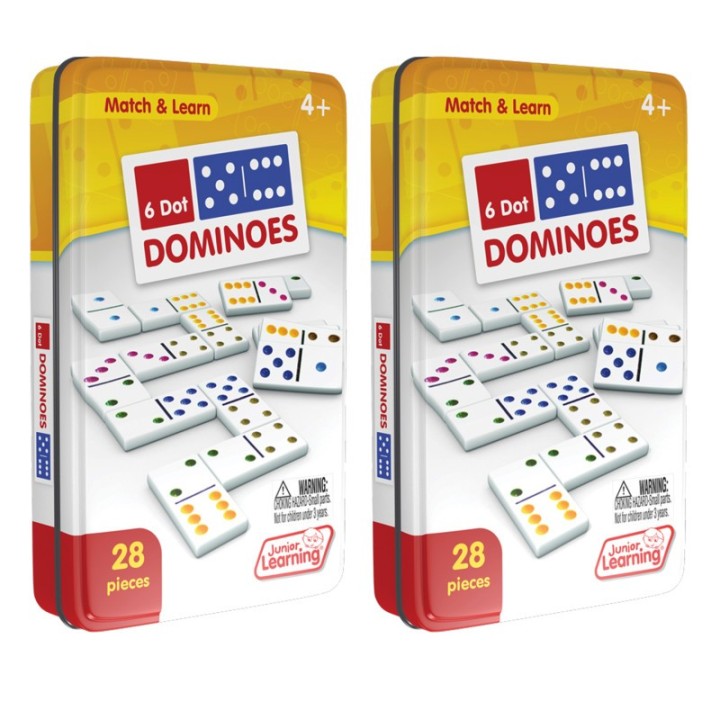 Junior Learning® Dot Dominoes, 2 Sets