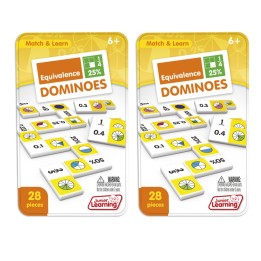 Junior Learning® Equivalence Dominoes, 2 Sets