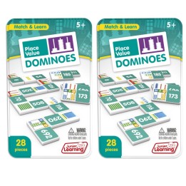 Junior Learning® Place Value Dominoes, 2 Sets