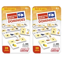 Junior Learning® Beginning Sounds Dominoes, 2 Sets