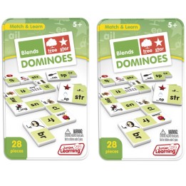 Junior Learning® Blends Dominoes, 2 Sets