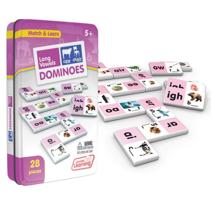 Junior Learning® Long Vowels Dominoes