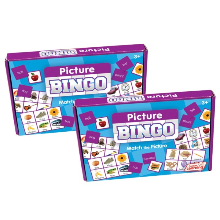 Junior Learning® Picture Bingo, Pack of 2