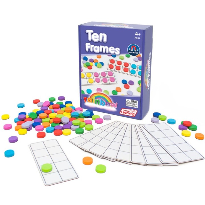 Junior Learning® Rainbow Ten Frames