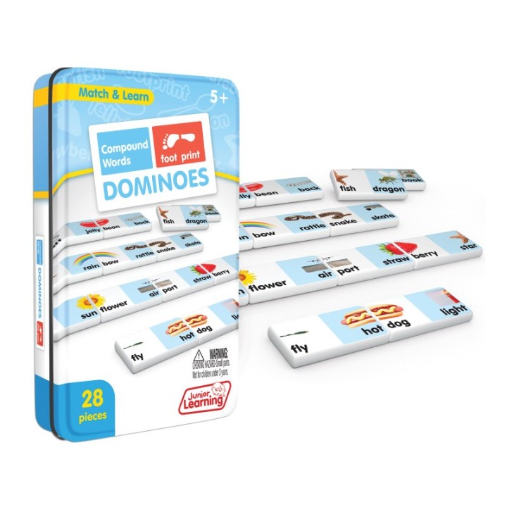 Junior Learning® Compound Words Match & Learn Dominoes