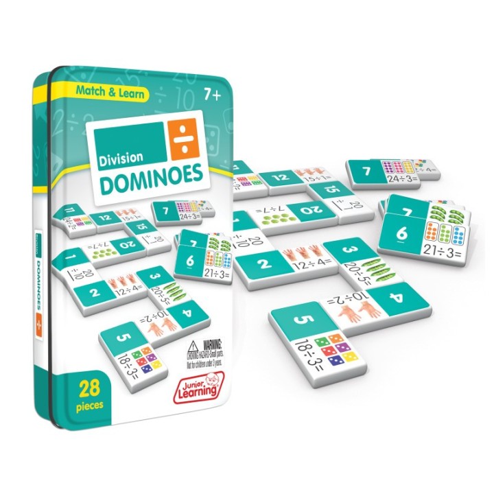 Junior Learning® Division Match & Learn Dominoes