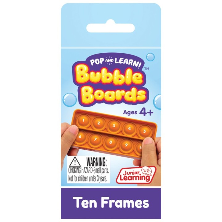 Junior Learning® Ten Frames Pop and Learn™ Bubble Boards