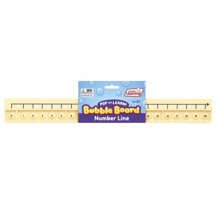 Junior Learning® Number Line Pop and Learn™ Bubble Board