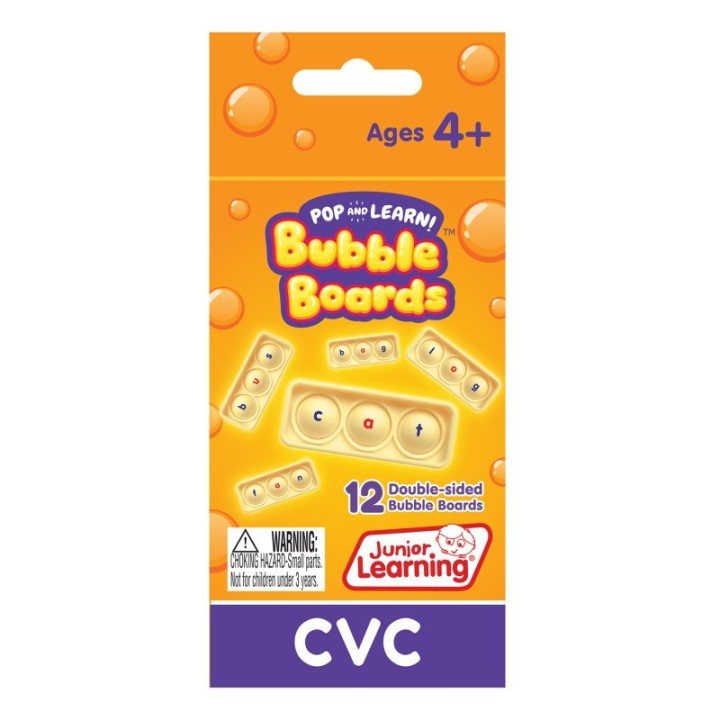 Junior Learning® CVC Pop and Learn™ Bubble Boards