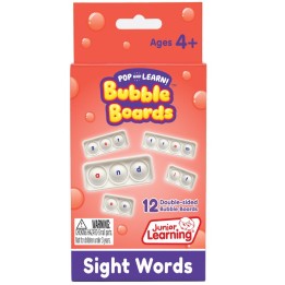 Junior Learning® Sight Word Bubble Boards, Set of 12