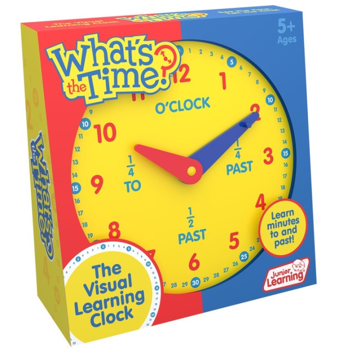 Junior Learning® What's the Time? Geared Clock