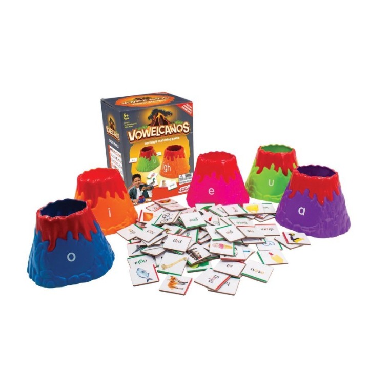 Junior Learning® Vowelcanos Vowel Matching Game