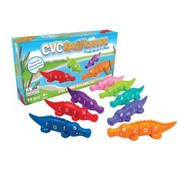 Junior Learning® CVC Spelligators Word Building Set
