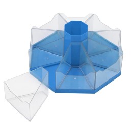 Junior Learning® Classroom Caddie Octagonal Storage System, Blue