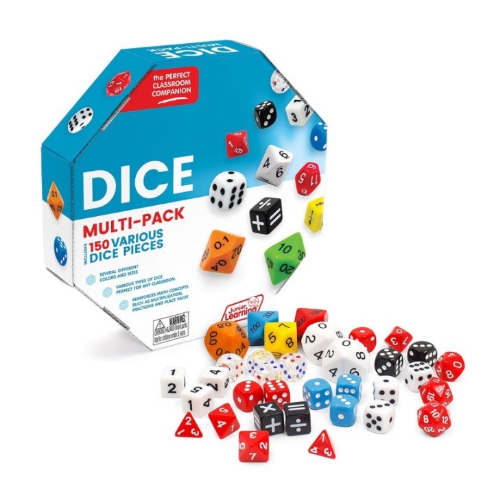 Junior Learning® Dice Multi-Pack, 150 Pieces