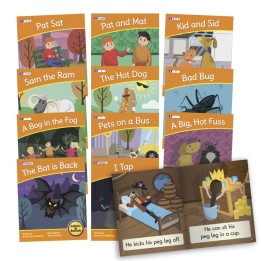 Junior Learning® Letters & Sounds Phase 2 Set 2 Fiction