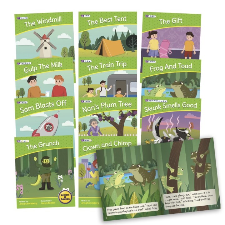 Junior Learning® Letters & Sounds Phase 4 Set 2 Fiction