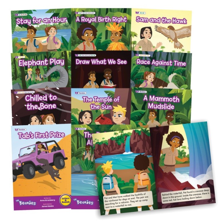 Beanstalk Books The Beanies Hi-Lo Diversity Decodables Phase 5 Set 2