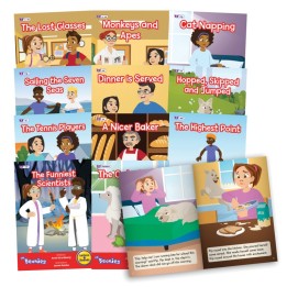 Beanstalk Books The Beanies Hi-Lo Diversity Decodables Phase 6 Set 2
