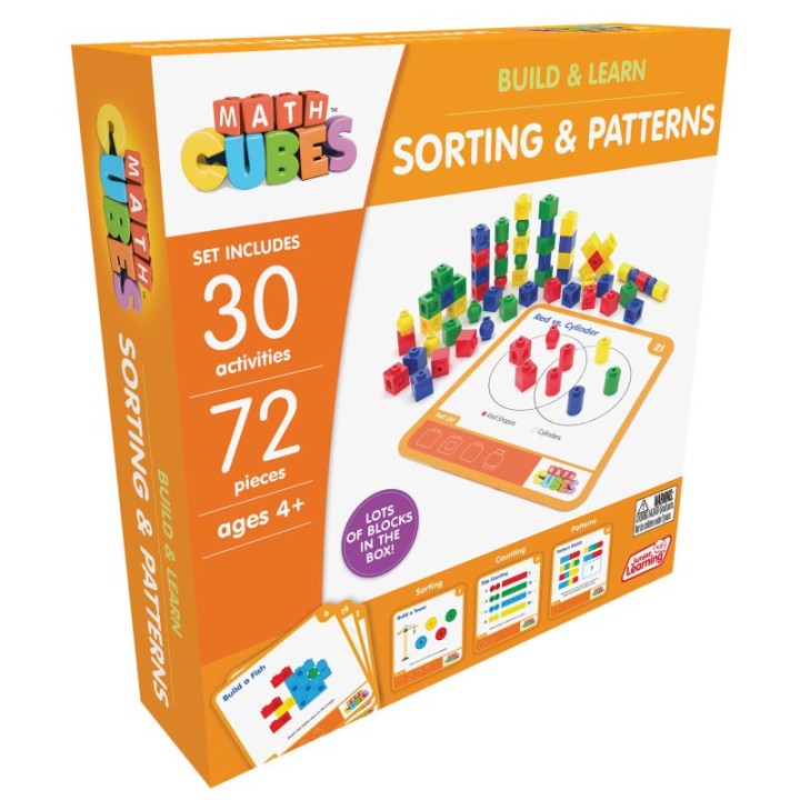 Junior Learning® Mathcubes - Sorting and Patterns