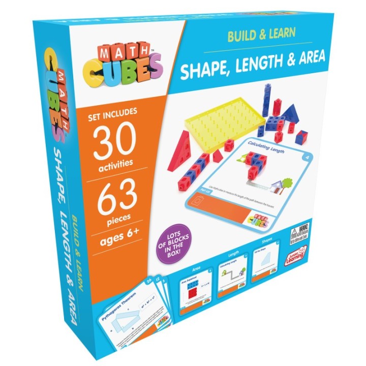 Junior Learning® Mathcubes - Shape, Length and Area