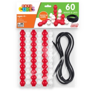 Junior Learning® 60 Bead Cubes and Laces