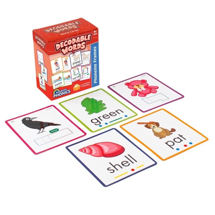 Junior Learning® Rainbow Phonics Decodable Word Cards