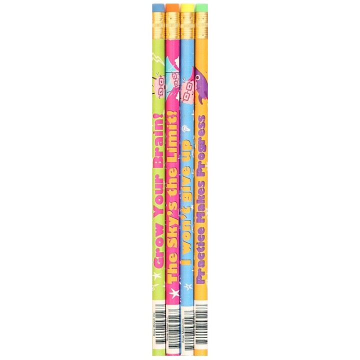 Moon Products Growth Mindset Pencil Assortment, 12 per Pack, 12 Packs