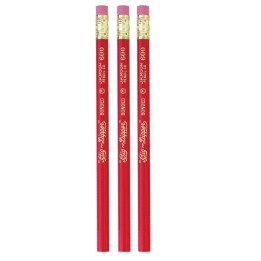 Moon Products “Big-Dipper" Pencils, With Eraser, 12 Per Pack, 3 Packs